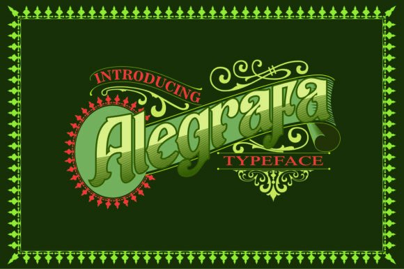 Alegrafa Display Font for Distinctive Digital Branding