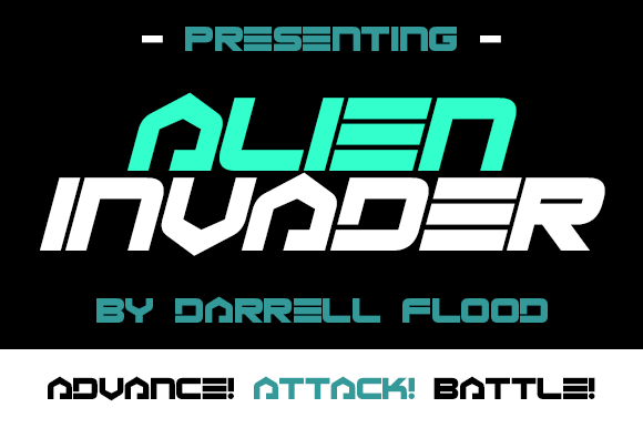 Alien Invader: A Sci-Fi Display Font for Bold Brand Identity