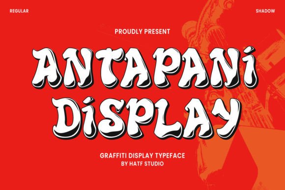 Antapani: A Graffiti Display Font for Bold Digital Branding