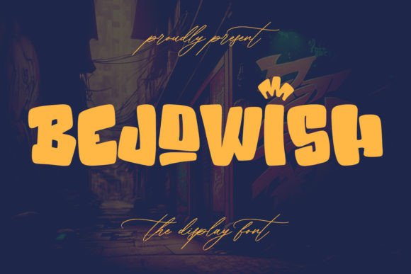 Bejowish: A Playful Display Font for Editorial Charm