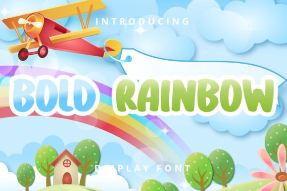 Bold Rainbow Font for Playful, Professional Branding