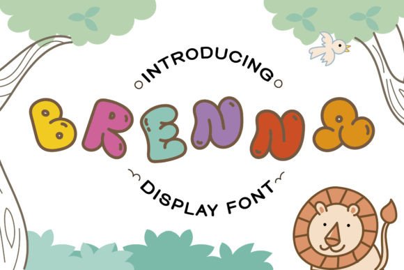 Brenna: A Bubble-Fun Display Font for Thoughtful Editorial Design