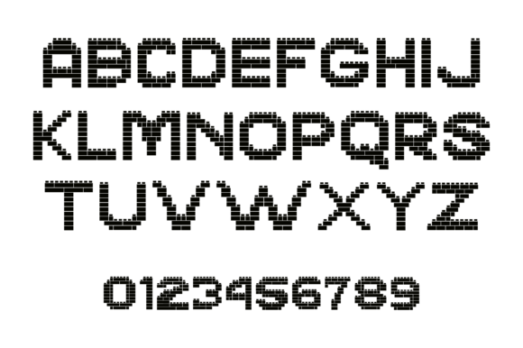Building Blocks Smart Font for Creative Makers