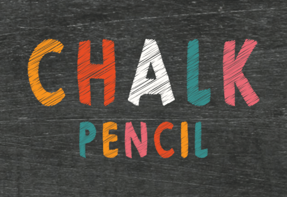 Chalk Pencil: The Joyful Display Font for Kids & Back-to-School Projects