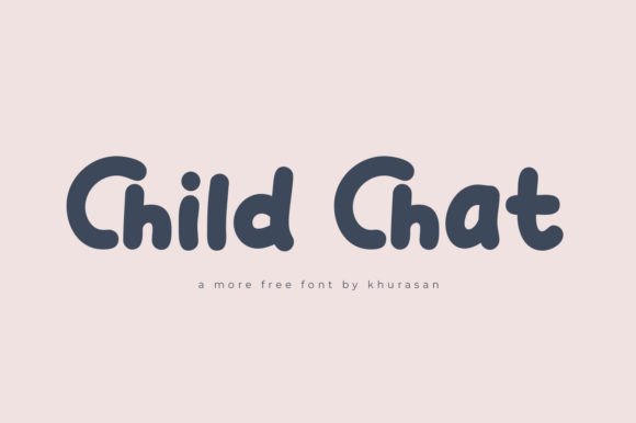 Child Chat: A Modern Freebies Font for Playful Branding