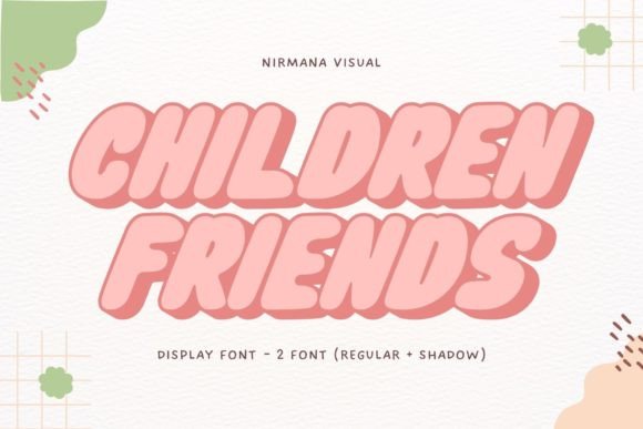Children Friends Font for Warm, Playful Branding