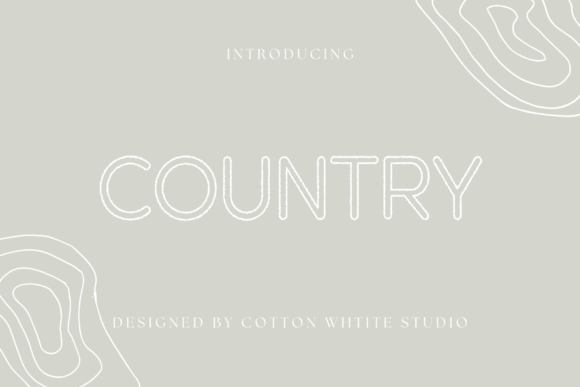 Country Font: Rustic Rounded Sans Serif for Digital Branding