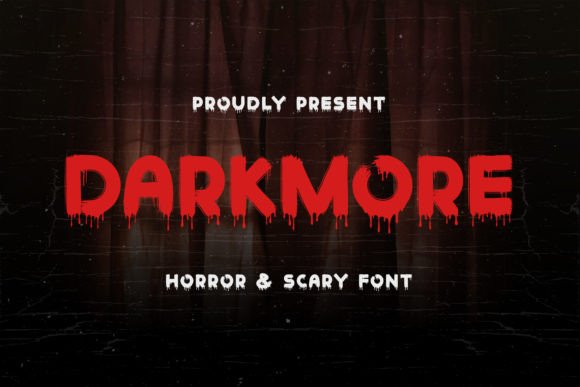 Darkmore: A Terrifying Display Font for Horror-Themed Marketing