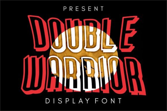 Double Warrior: A Cool Display Font for Standout Branding