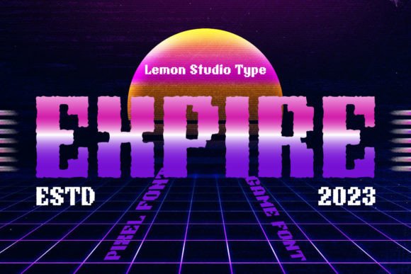 Expire Pixel Font for High-Impact Campaign Graphics