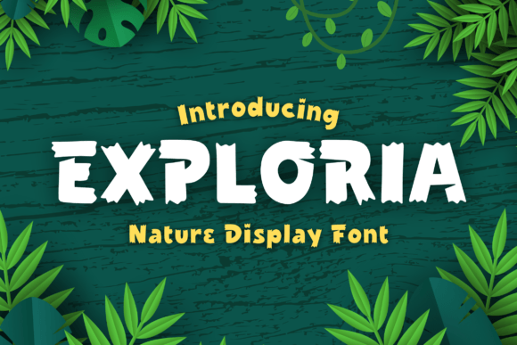 Exploria Font for Rustic Brand Identity Projects