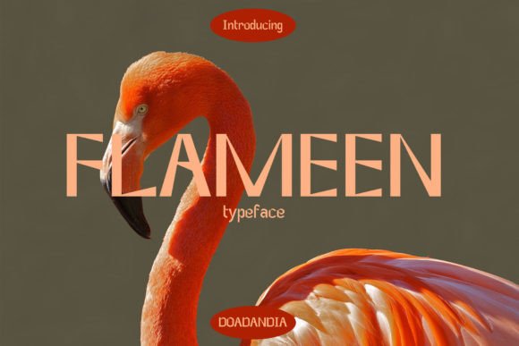 Flameen: A Modern Display Font for Bold Campaign Headlines