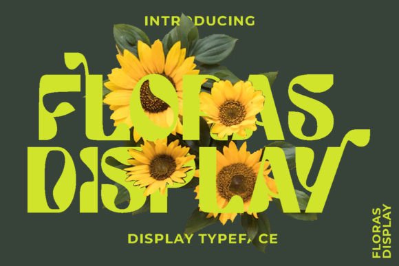 Floras Display Font for Handmade Branding & Printables