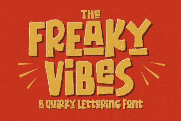 Freaky Vibes Font for Bold Brand Identity