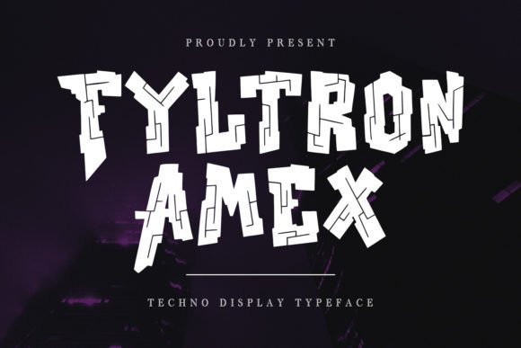 Fyltron Amex: A Techno Display Typeface That Makes Campaigns Pop