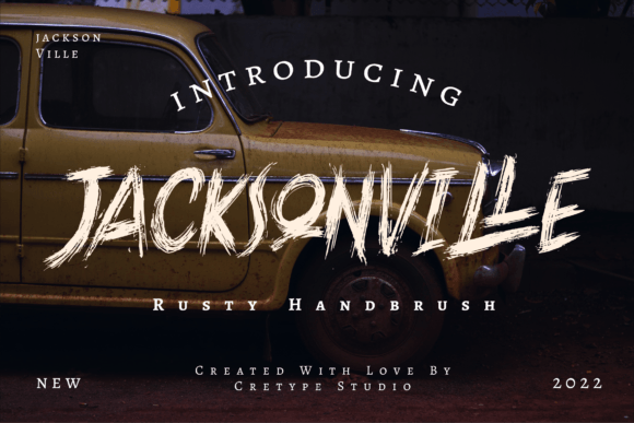 Jacksonville Hand Brush Font for Bold Digital Branding
