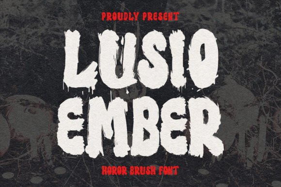 Lusio Ember Display Font for Editorial Creativity