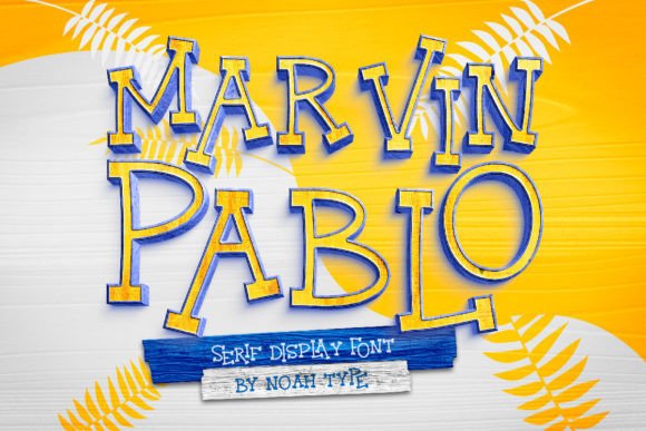 Marvin Pablo: A Playful Serif Display Font for Editorial Charm