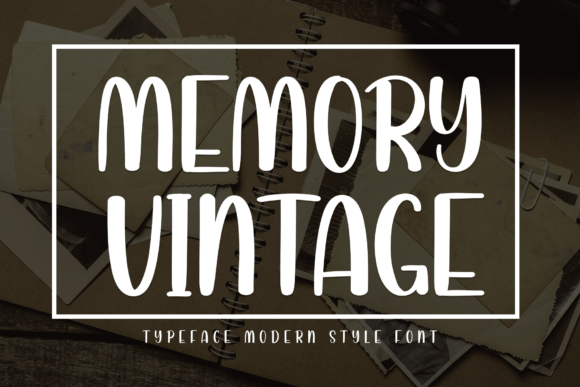 Memory Vintage Font for Sweet, Friendly Branding