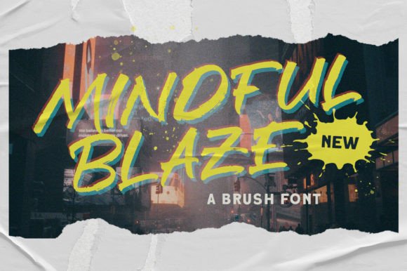 Mindful Braze: A Freestyle Brush Font for Standout Campaign Visuals