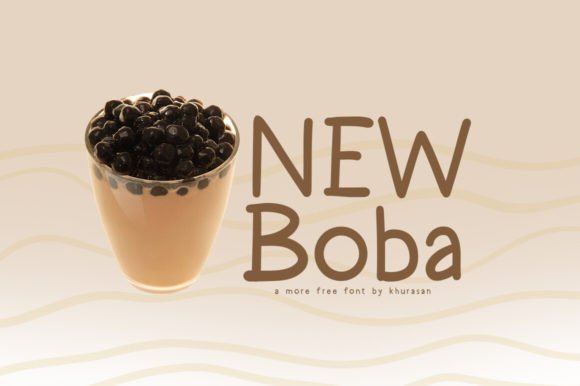New Boba Handwritten Font for Warm, Playful Branding