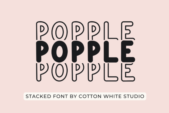 Popple Font for Bold, Memorable Business Branding