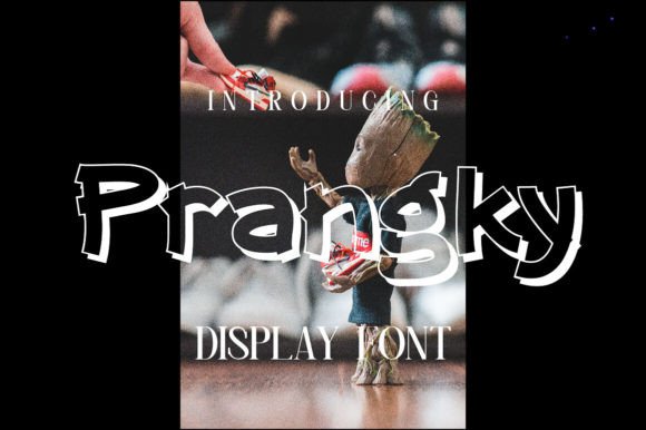 Prangky: A Quirky Display Font That Makes Campaigns Instantly Sweet & Recognizable