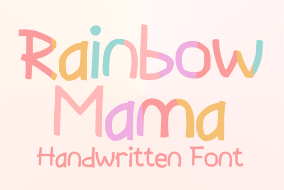 Rainbow Mama Display Font for Warm, Joyful Branding