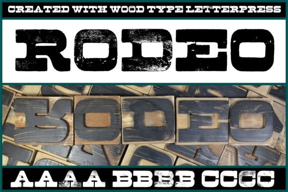 Rodeo Display Font for Bold, Tactile Campaign Headlines