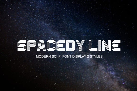 Spacedyline Font for Modern Branding and Creative Business Use