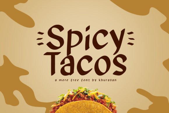 Spicy Tacos Font: Modern Handwritten Display Typeface for Scroll-Stopping Campaigns