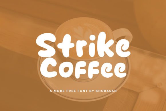 Strike Coffee Font for Modern Digital Branding
