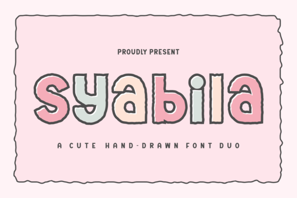 Syabila: A Colorful Playful Display Font for Small Business Branding