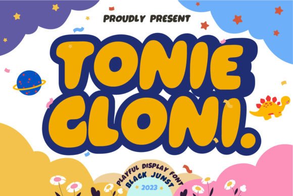 Tonie Cloni Display Font for Joyful Handmade Designs