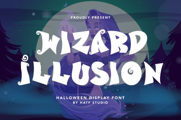 Wizard Illusion Display Font for Gothic & Horror Web Design