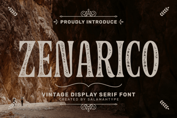 Zenarico: A Vintage Serif Display Font for Standout Brand Content